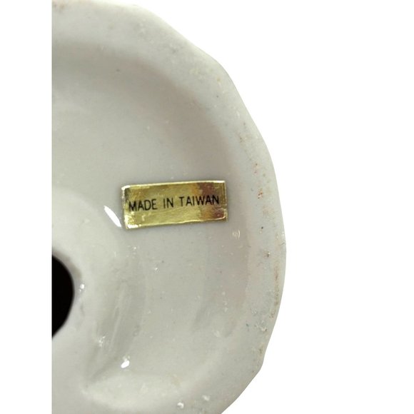 Boy & Girl Porcelain Figurines Glazed Bucolic Vintage 5” with Deer Bird Fox - Picture 13 of 14